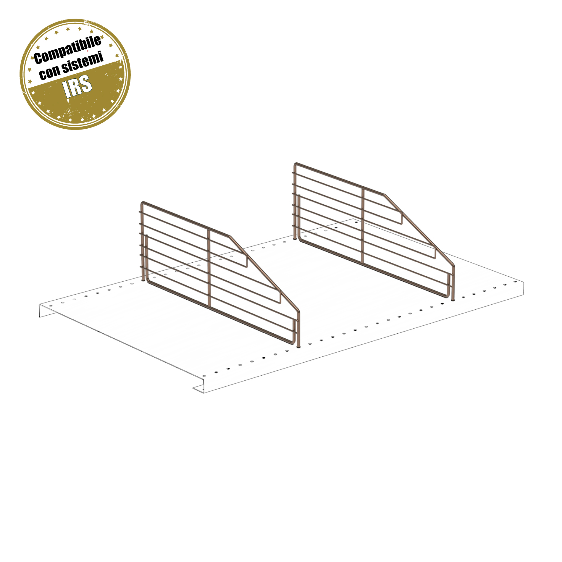 Divisorio Trapezoidale 160/90 H compatibile IRS (ST-0177)-image