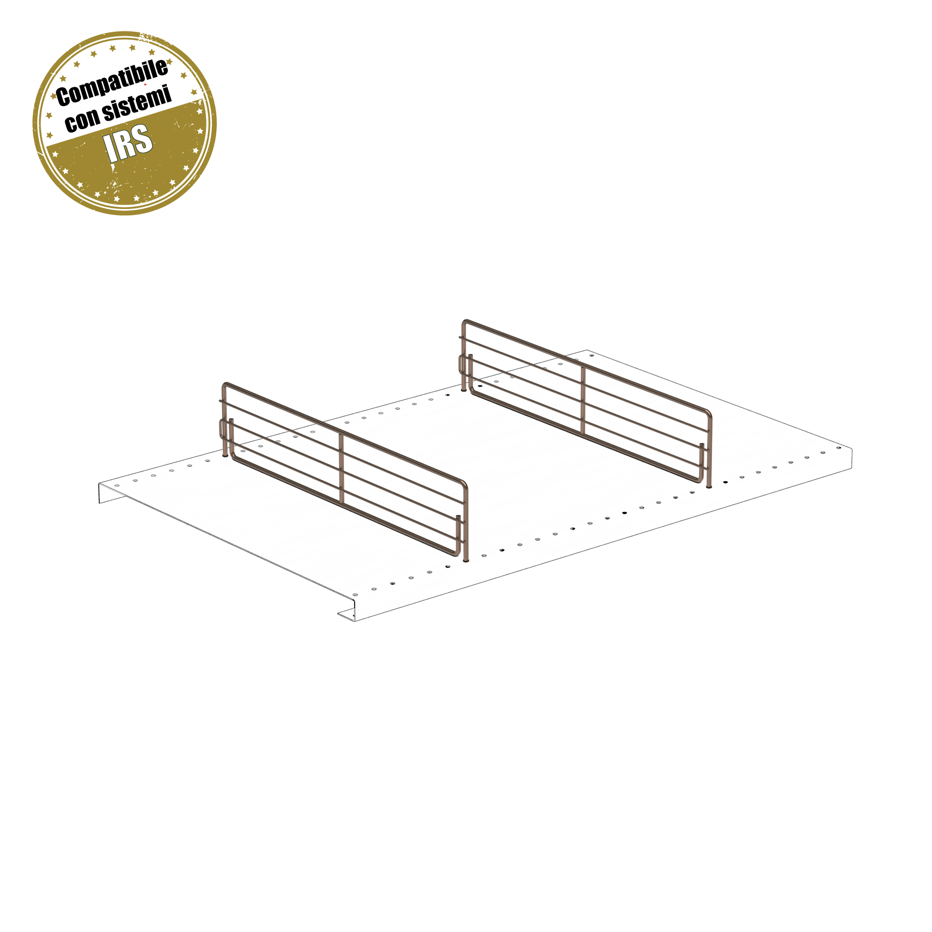 Rectangular divider H 90 compatibile IRS (ST-0175)-image