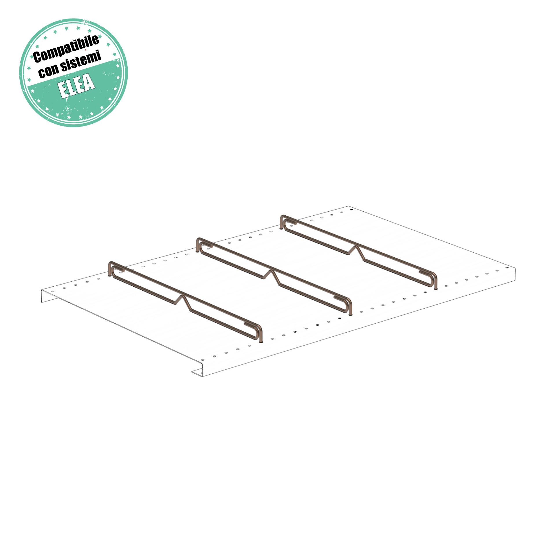 Rectangular divider H 30 compatibile Elea (ST-0094)-image