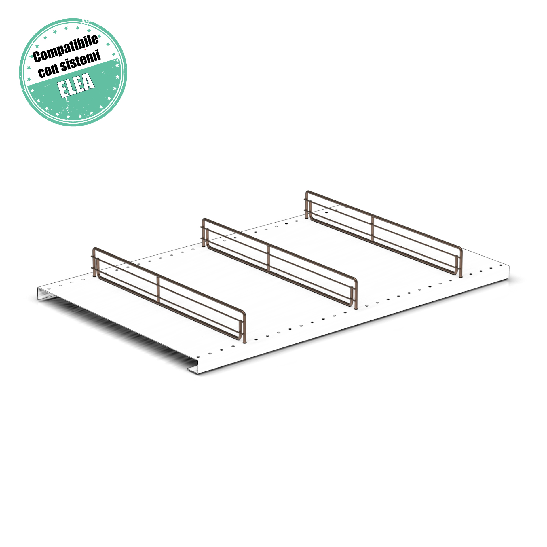 Rectangular divider H 60 compatibile Elea (ST-0095)-image