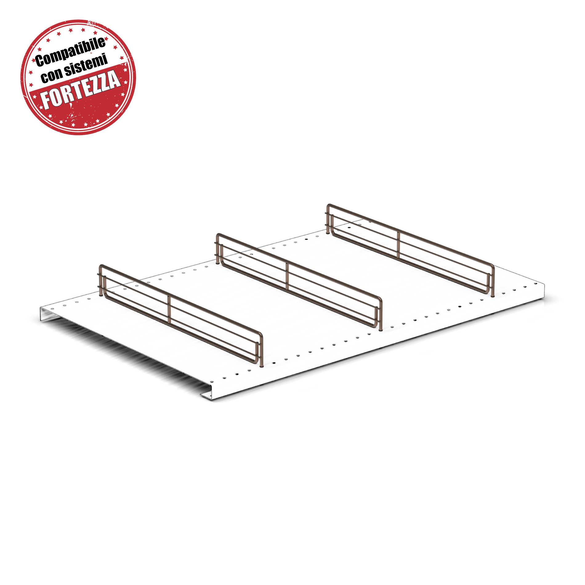 Divisorio rettangolare H 60 compatibile Fortezza (ST-0084)-image